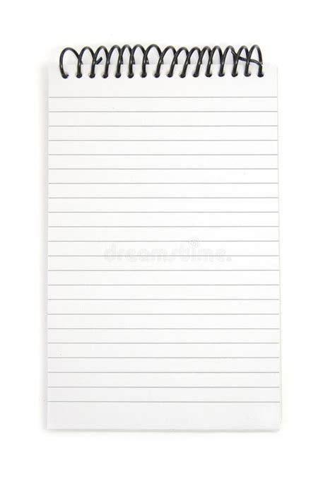 Blank Notepad Stock Image Image Of Bind Page Memo 12570777