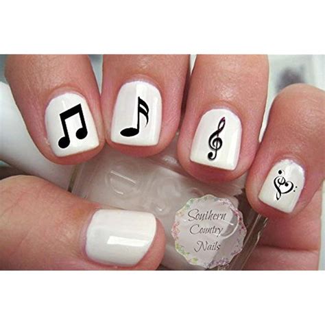 Music Note Nail Decal Musical Notes Nail Design Want To Know More
