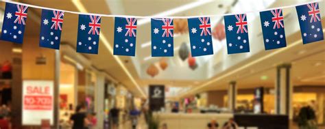 Australia Day Bunting Australian Flag Bunting And Hand Flags