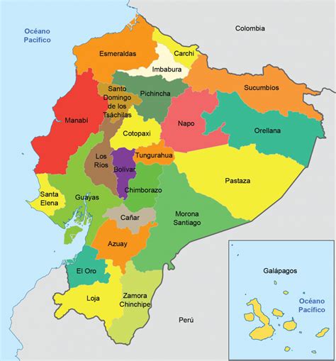 Mapa Político Del Ecuador Actualizado Ecuador 10 Mapa Politico