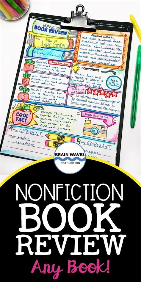 Nonfiction Book Report Template Nonfiction Book Report Book Report