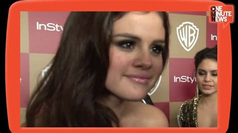 selena gomez drunk in golden globes after party interview video dailymotion