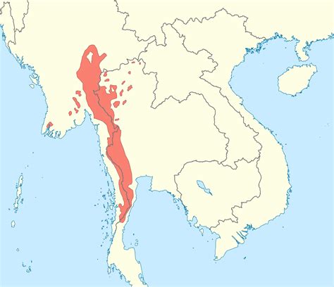 Distribution Of Karen Languages Rlinguisticmaps