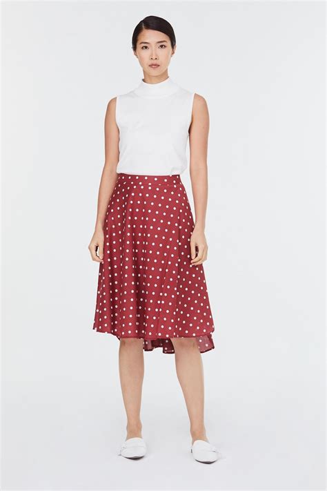 Asymmetrical Flare Skirt Shopperboard