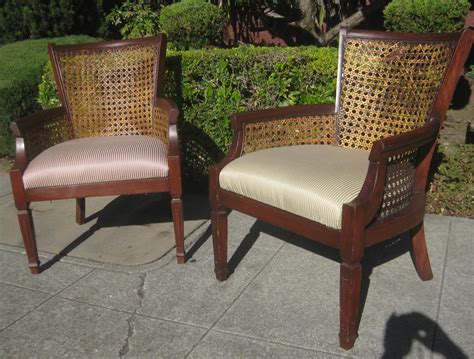 Shop birch lane for farmhouse & traditional wicker / rattan dining chairs, in the comfort of your home. UHURU FURNITURE & COLLECTIBLES: SOLD - Pair of Wicker and ...
