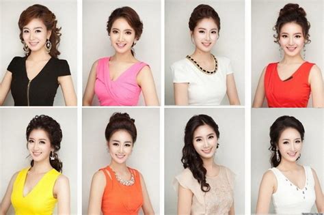Korea Pageant Contestants All Look Strikingly Similar Commenters Find Photos Huffpost