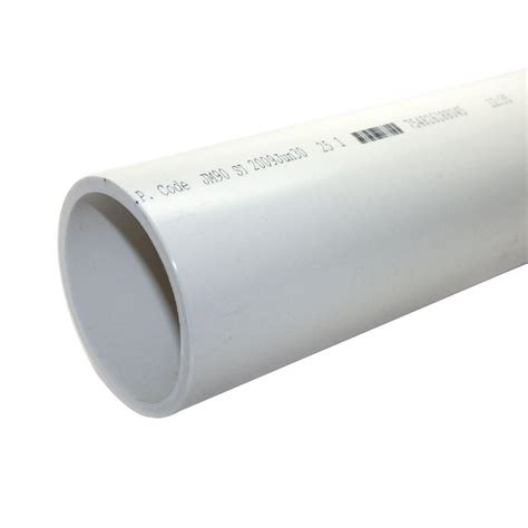 Jm Eagle 3 In X 10 Ft Pvc Schedule 40 Dwv Plain End Pipe 531095 The