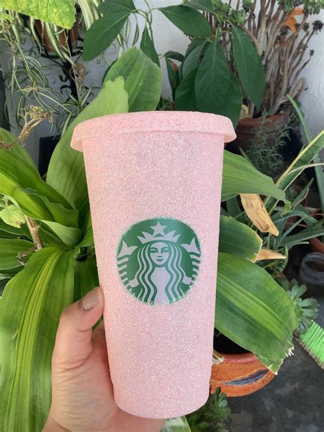 Pink Starbucks Cup Customized Reusable Starbucks Cold Cup Etsy