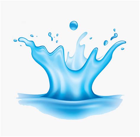 Download High Quality Water Splash Clipart Cartoon Transparent Png
