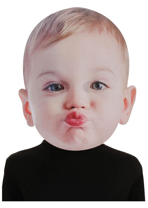 Check spelling or type a new query. Kissing Baby Face Mask - Masks