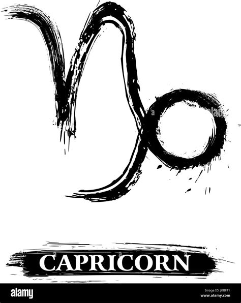Capricorn Symbol Stock Vector Image And Art Alamy