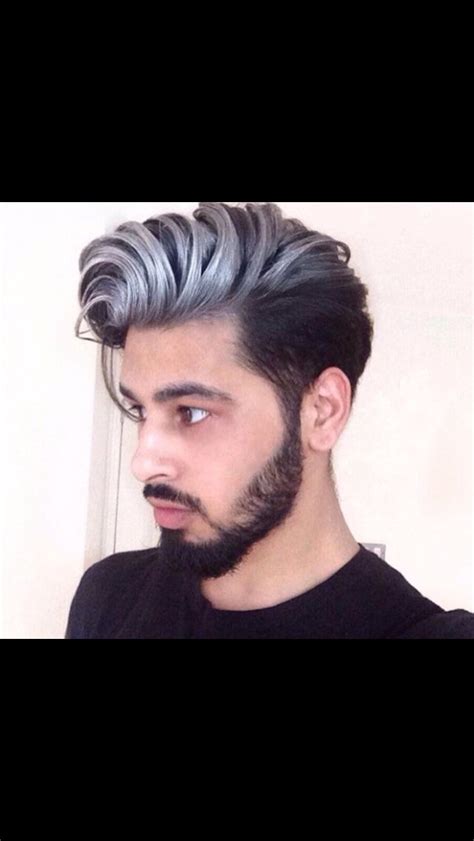 Was it for a role? Platinum | Men hair color, Professional hair dye, Silver ...