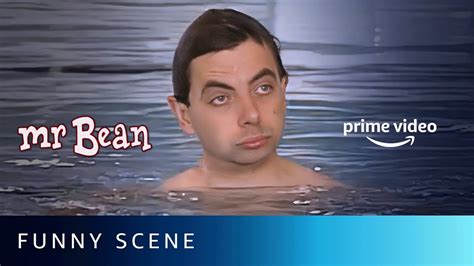 Mr Bean In The Swimming Pool Funny Scene Mr Bean Rowan Atkinson