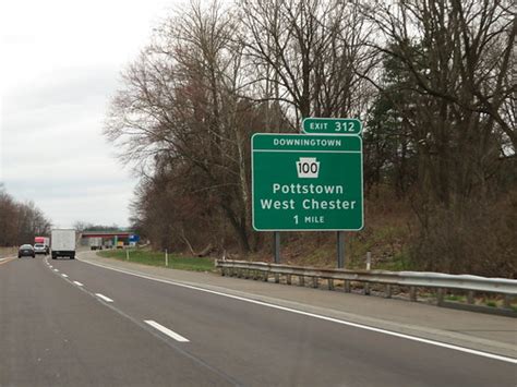 Exit To Pennsylvania State Route 100 Exton Pennsylvania Flickr