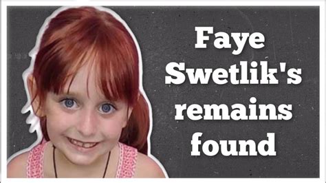Faye Found 6 Year Old Faye Swetlik Found Deceased Youtube