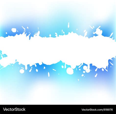 Splash A White Paint Royalty Free Vector Image
