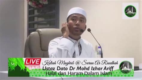 Jadi pemuda yang tampan dan cerdas dalam beragama ustaz azhar idrus. Halal dan Haram Dalam Islam : Ustaz Dato Dr Izhar Ariff ...