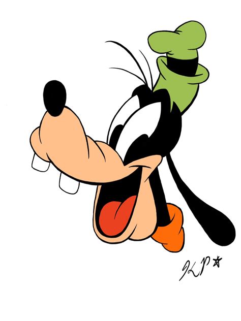 Goofy Cartoon Face Animation De Personnage Coloriage Mickey Dessin