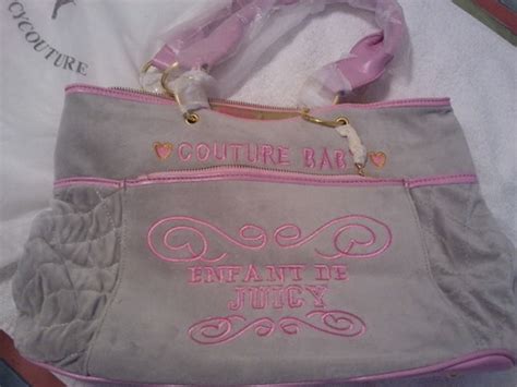 Juicy Couture Diaper Bag Tote Brown Baby