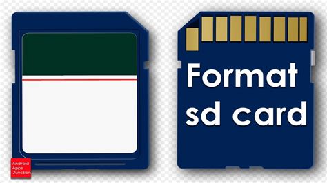 Follow the simple procedure below to perform this activity for an android phone. How to format your SD card on your android device - YouTube