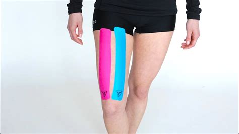 Truetape How To Tape Your Quad Kinesiology Tape Instruction Youtube
