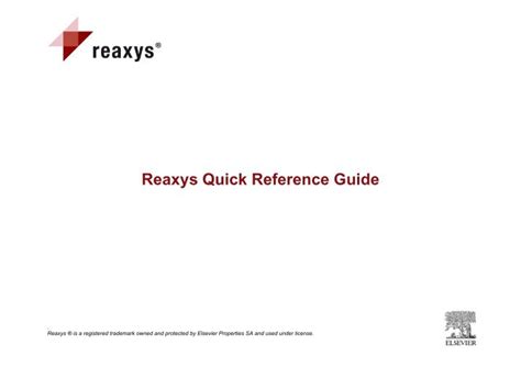 Reaxys Magazines