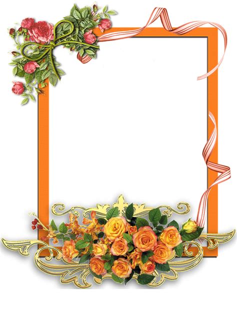 Flower Frame Png Clipart Best