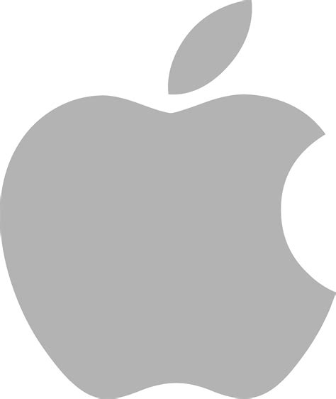 Apple Logo Silver Png Free Logo Image