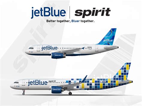 Jetbluespirit Merger Concept Liveries Colorbars Gallery