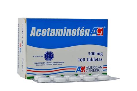 Comprar Acetaminofén 500mg X 100 Tabletas En Farmalisto Colombia