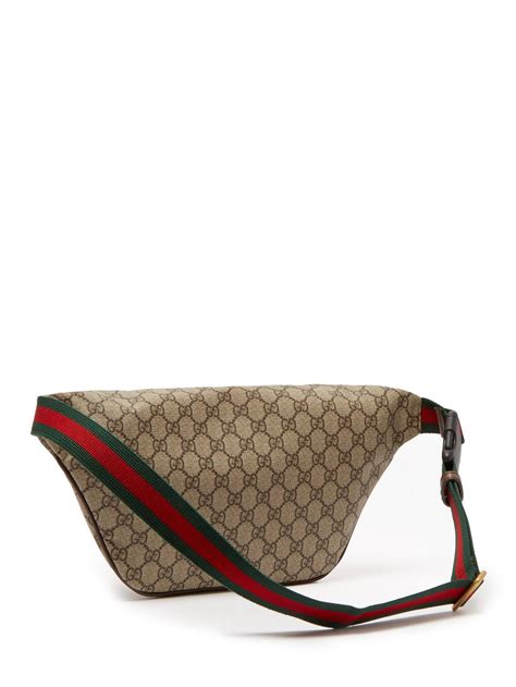 Gucci Gg Supreme Ufo Canvas Belt Bag In Brown For Men Lyst