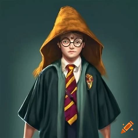 Illustration Of Harry Potter At The Sorting Ceremony On Craiyon