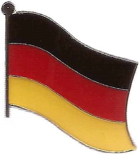 pack of 3 germany single flag lapel pins german pin badge