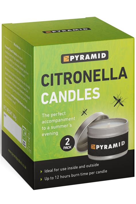 Citronella Candles 2 Pack Mountain Warehouse Gb