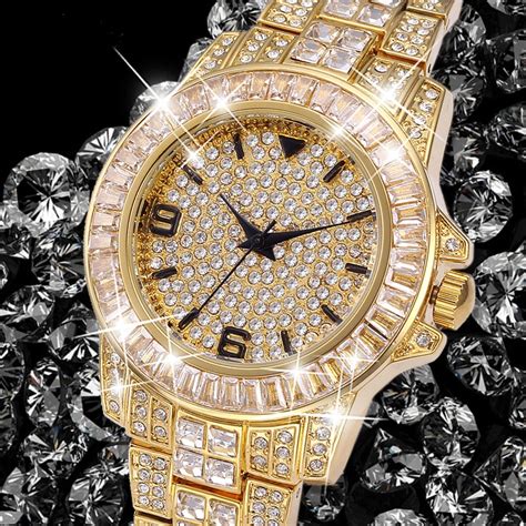 Top Brand High Quality Full Diamond Women Watches Elegant Relojes Mujer