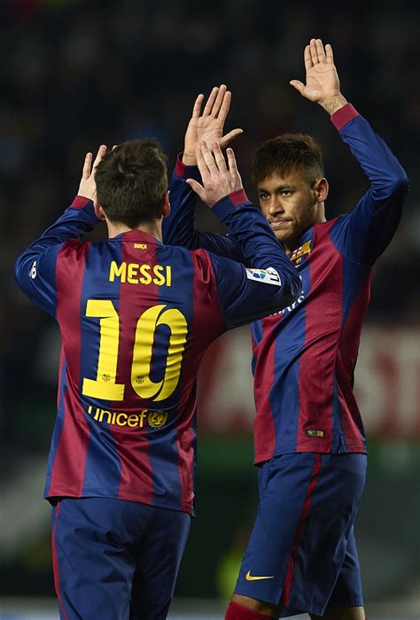 Neymar has revealed lionel messi played a key role in his successful adaptation to life at barcelona after a difficult start in catalonia. Lionel Messi, Neymar JR - Neymar JR Photos - Elche FC v FC ...