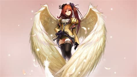 Download Wings Angel Anime Aquarian Age Hd Wallpaper By Tachikawa Mushimaro