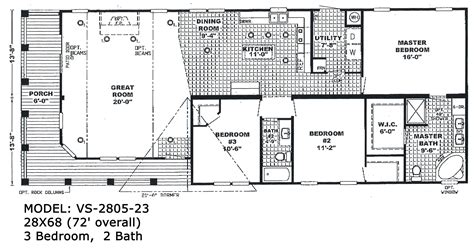 Mobile Home Floor Plans Single Wide Flooring Ideas