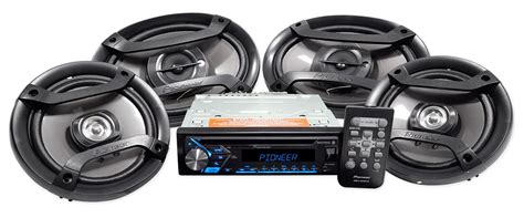 Buy Pioneer Complete Car Audio Package Dxt 2266ub 200w Stereo And Four