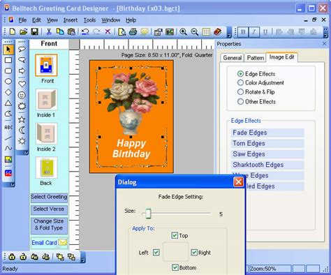 Afterward, you can print or share your id card in digital formats. Greeting Card Designer - Free download and software ...