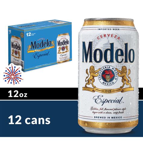 Modelo Especial Mexican Lager Beer 12 Pk 12 Fl Oz Cans 44 Abv