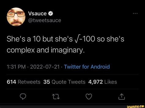 Vsauce Tweetsauce Shes A 10 But Shes 100 So Shes Complex And