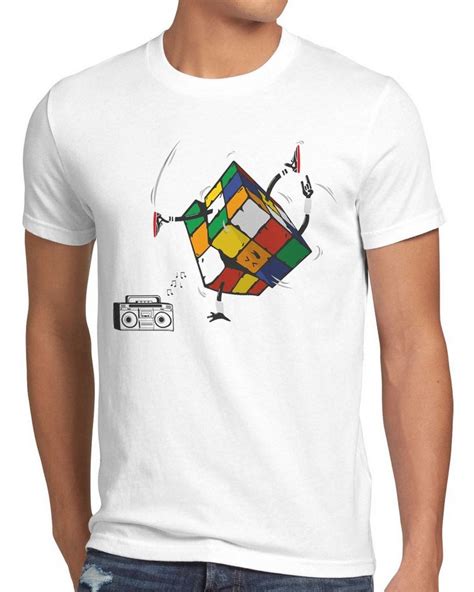 style3 print shirt herren t shirt cube breakdance zauberwürfel sheldon online kaufen otto