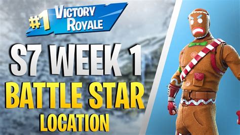 Secret Battle Star Location Season 7 Week 1 Challenge Fortnite
