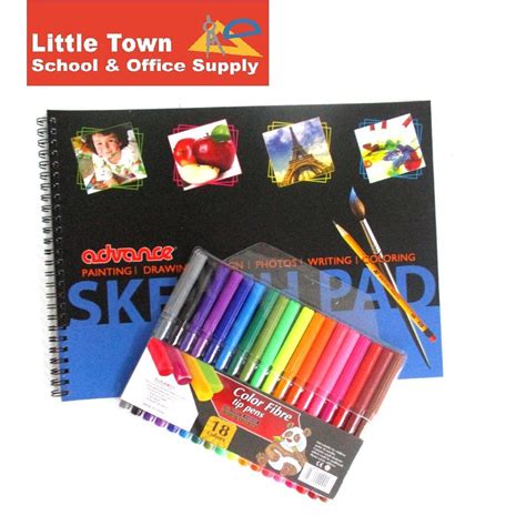 Set Advance Sketch Pad 9x12 Inches 25 Sheets And 12 Color Shopee