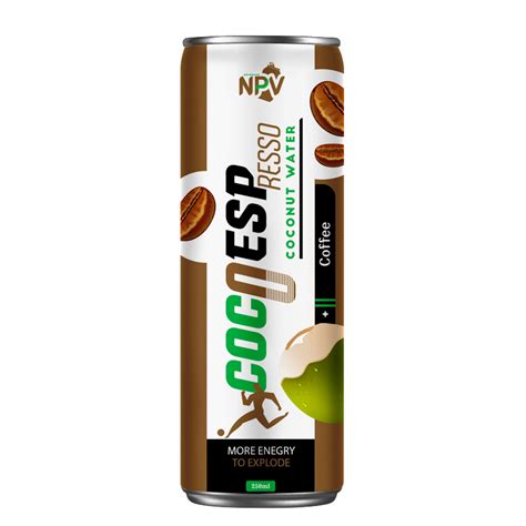 Coconut Water Coffee Flavor 250ml Can Npv Brand Npv Beverage