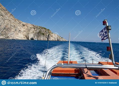 Cruise Around The Greek Island Of Zakynthos Stock Photo Image Of