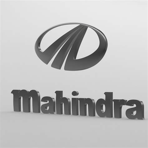 3d Model Mahindra Logo Cgtrader