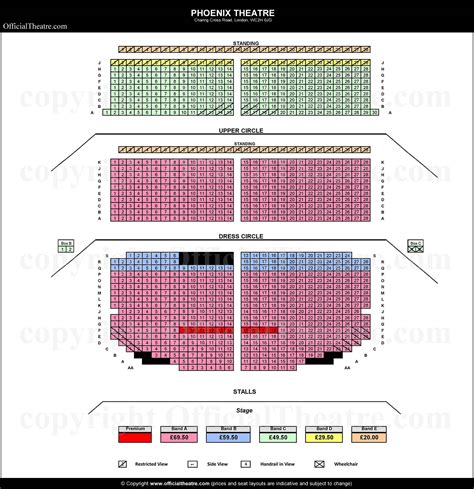 Rose Theater Phoenix Seating Chart