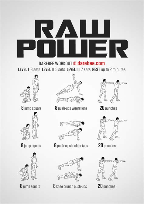 Raw Power Workout Workout Fitness Workout For Women Boxer Workout